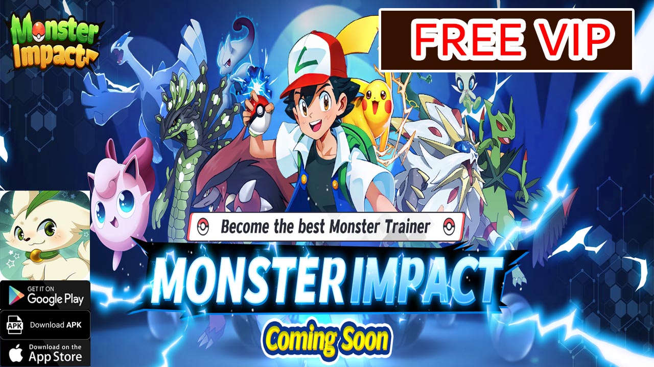 Monster Impact Gameplay Android iOS Coming Soon | Monster Impact Mobile Pokemon Idle RPG Free VIP 