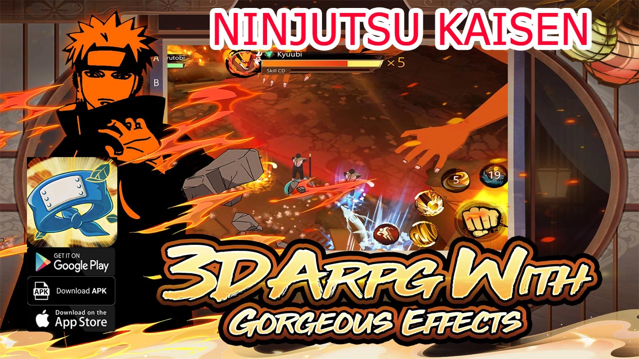 Ninjutsu Kaisen Gameplay Android APK Download | Ninjutsu Kaisen Mobile Naruto Action RPG | Ninjutsu Kaisen by Robert Durkin 