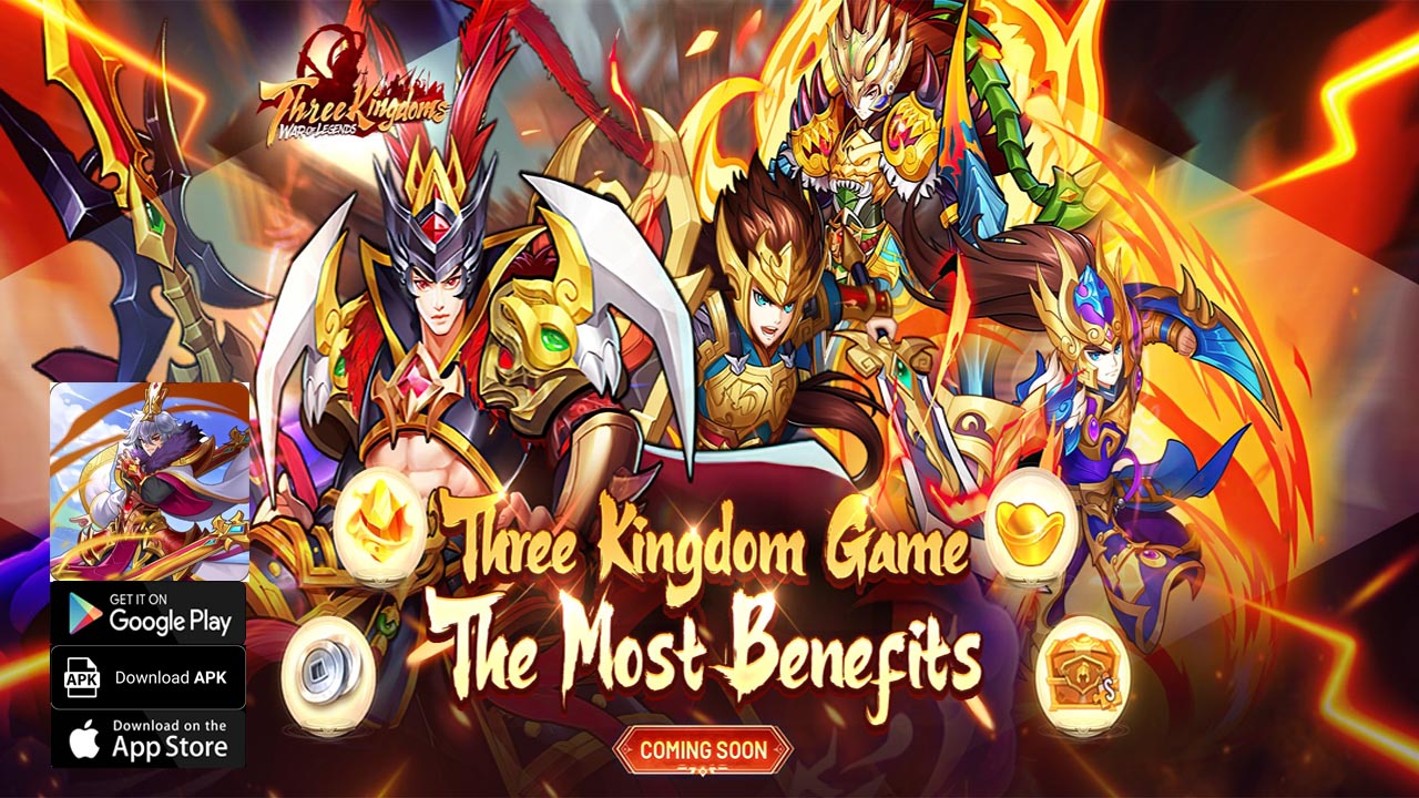 Three Kingdoms: War of Legends Gameplay Android iOS Coming Soon | Three Kingdoms - War of Legends Mobile Strategy RPG | The Kingdoms War of Legacy 