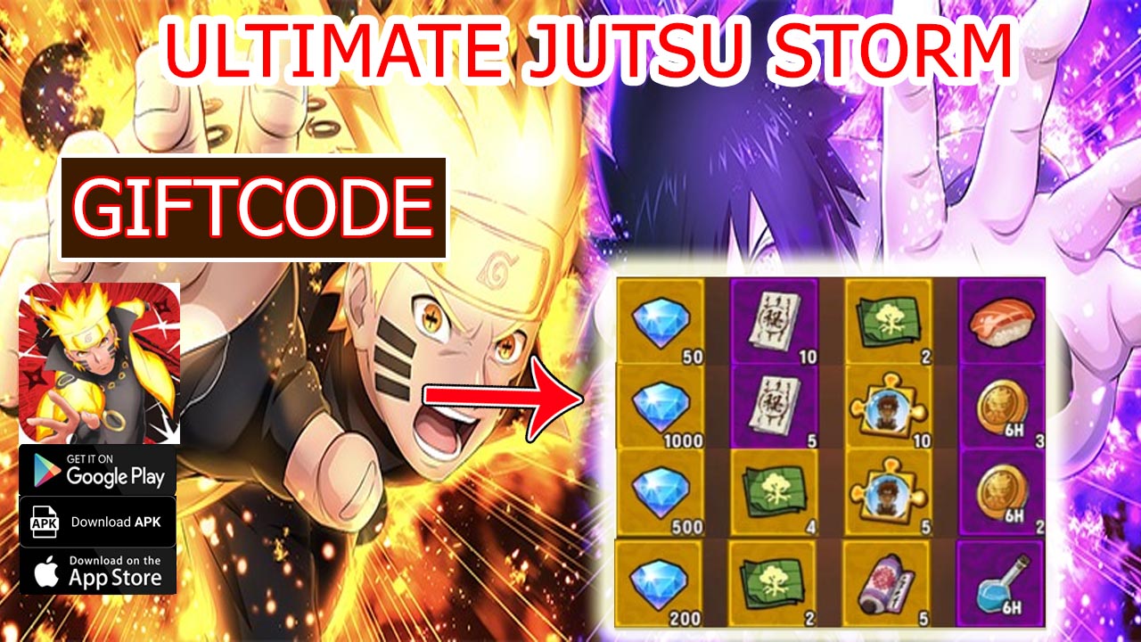 Ultimate Jutsu Storm & 4 Giftcodes | All Redeem Codes Ultimate Jutsu Storm - How to Redeem Codes | Ultimate Jutsu Storm iOS by SADAGAAT LTD 