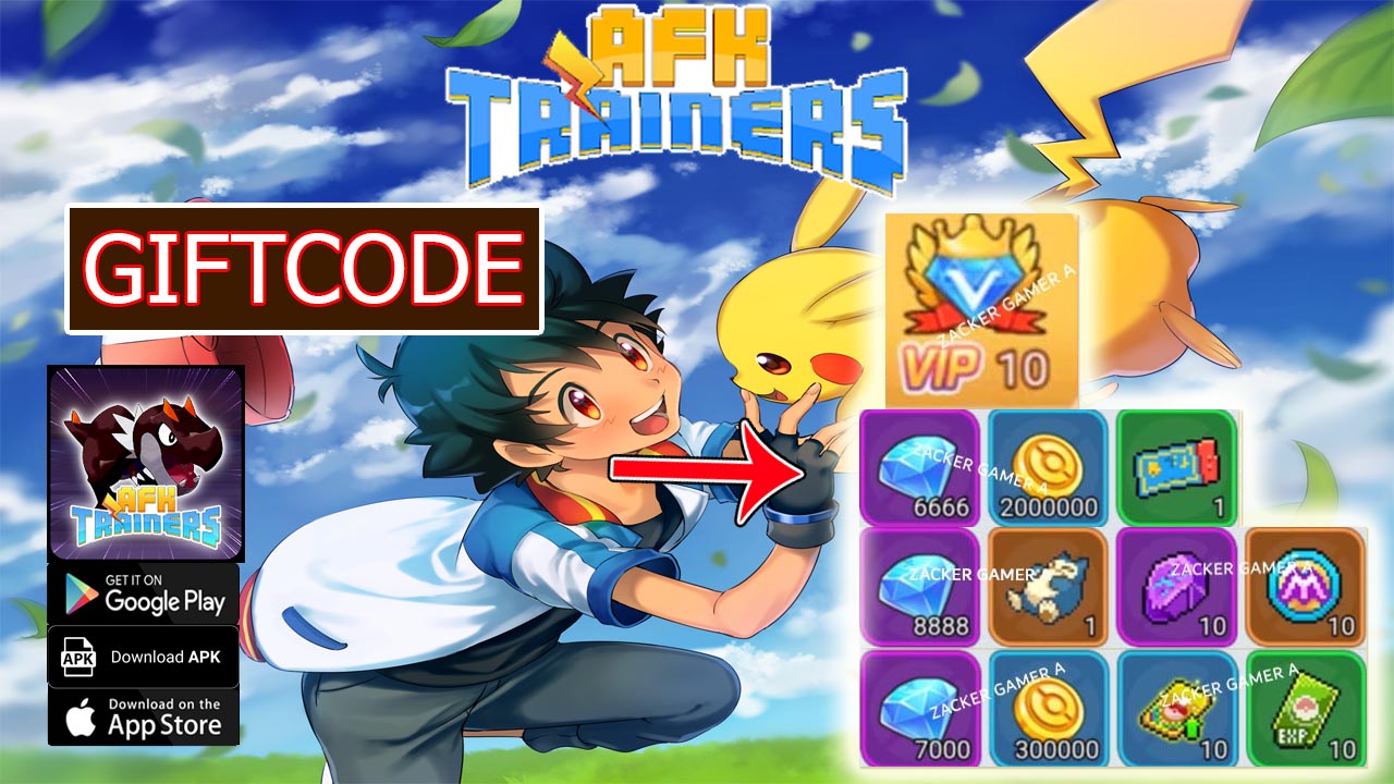 AFK Trainers & 2 Giftcodes Gameplay Android APK | All Redeem Codes AFK Trainers - How to Redeem Code 