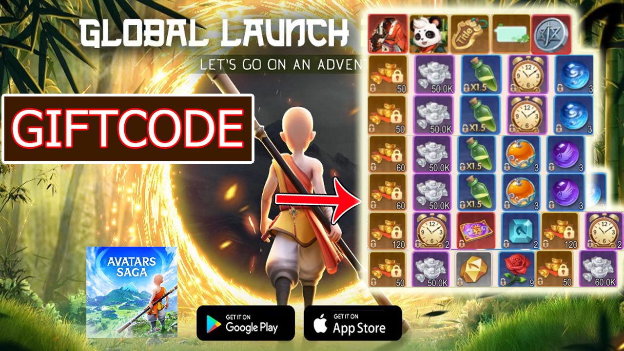Avatars Saga Free 8 Giftcodes | All Redeem Codes Avatars Saga - How to Redeem Code | Avatars Saga by TTHmobi 