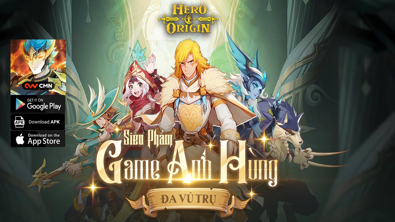 Hero Origin Gameplay Trải Nghiệm Game Đấu Tướng Mới Ra Mắt | Hero Origin Mobile RPG Game | Hero Origin by CMN Online 