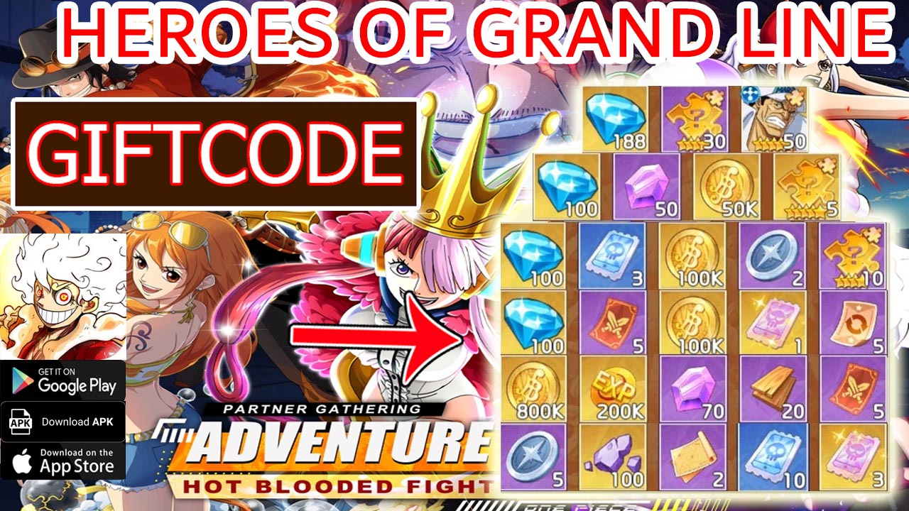 Heroes of Grand Line & 5 Giftcodes | All Redeem Codes Heroes of Grand Line iOS - How to Redeem code | Heroes of Grand Line by Xiamen Banzi Network Technology Co., Ltd. 