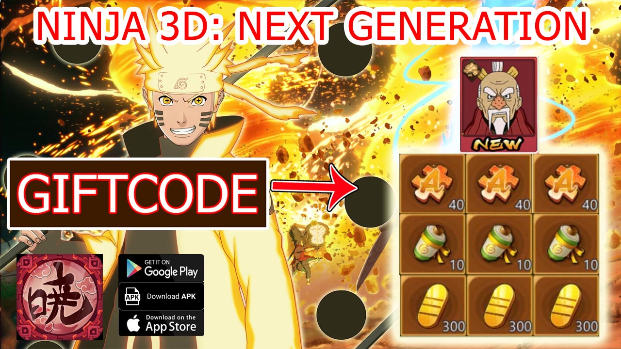 Ninja 3D Next Generation & 7 Giftcodes | All Redeem Codes Ninja 3D: Next Generation Mobile Naruto RPG | Ninja 3D: Next Generation by Leon Thomas Stevens 