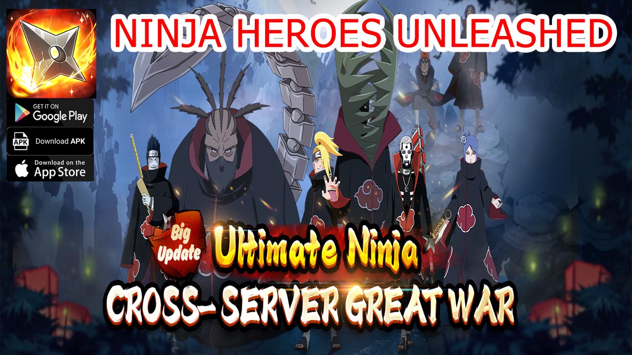 Ninja Heroes Unleashed Gameplay Android APK Download | Ninja Heroes Unleashed Mobile Naruto RPG Game | Ninja Heroes Unleashed by 1DP Lee 