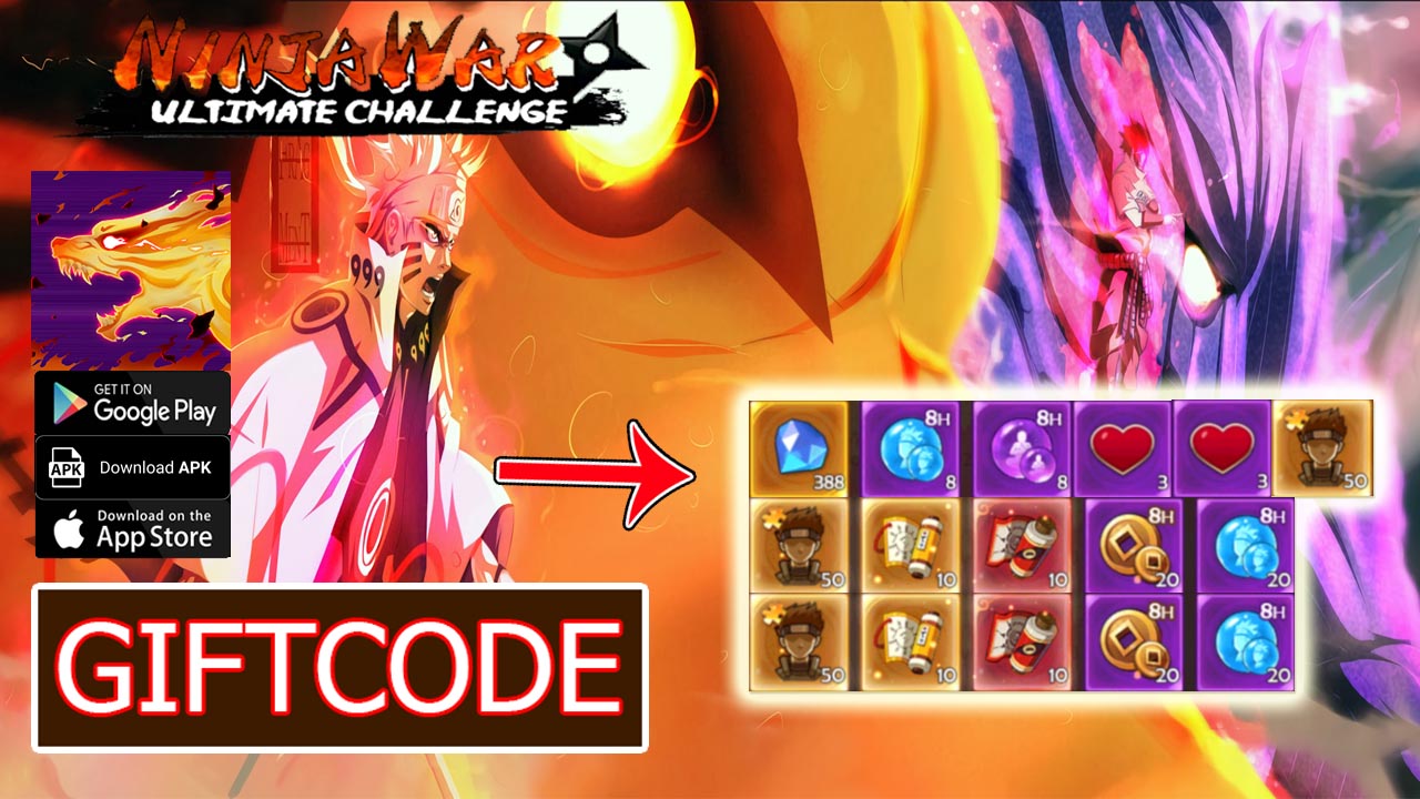 Ninja War Ultimate Challenge & 5 Giftcodes | All Redeem Codes Ninja War Ultimate Challenge - How to Redeem Code | Ninja War Ultimate Challenge by Crazy Storm Game 