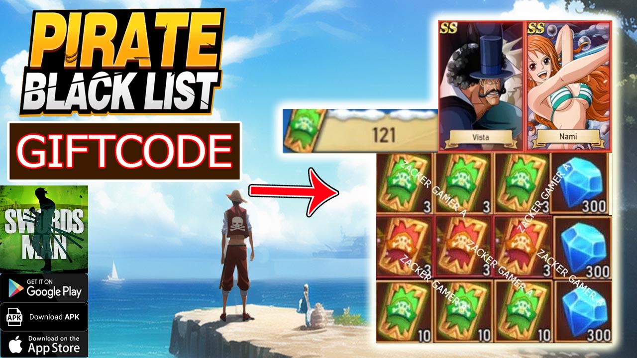 Pirate Black List & 25 Giftcodes Gameplay Android iOS APK | All Redeem Codes Pirate Black List - How to Redeem Code 