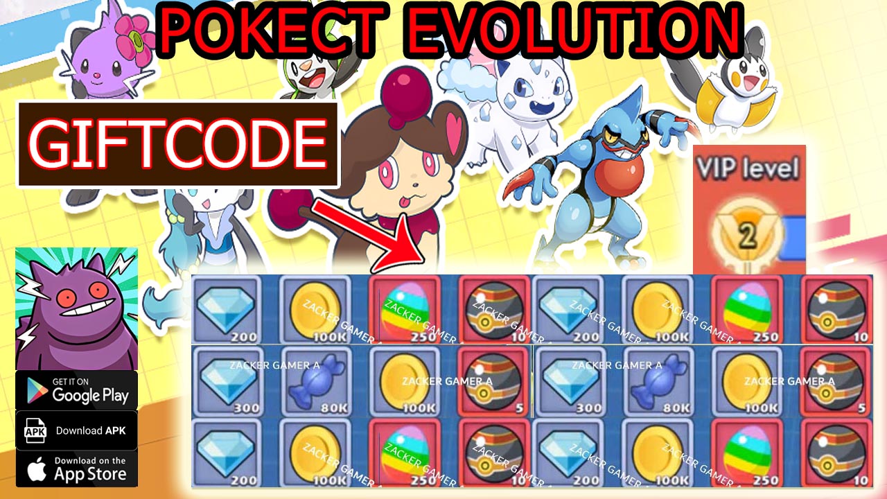 Pokect Evolution & 18 Giftcodes Gameplay Android APK | All Redeem Codes Pokect Evolution - How to Redeem Code | Pokect Evolution by Bier James 