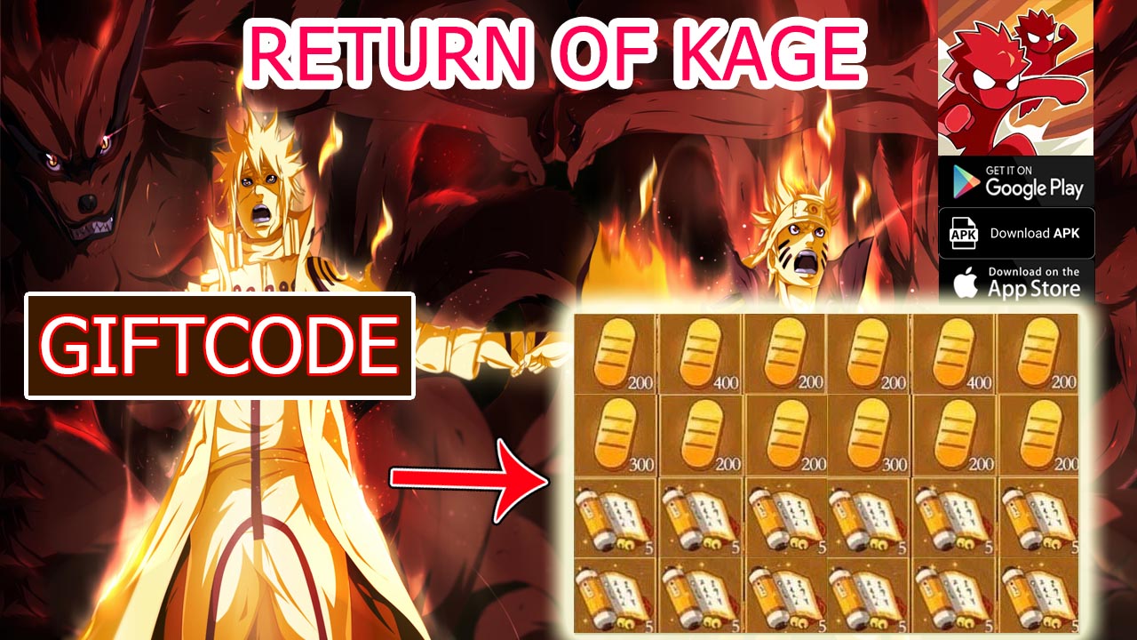 Return of Kage & 15 Giftcodes | 🎁All Redeem Codes Return of Kage - How to Redeem Code | Return of Kage by ROKSTUDIO 