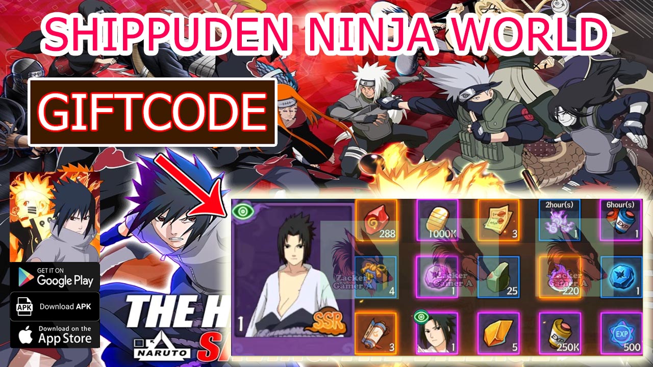 Shippuden Ninja World & 4 Giftcodes | All Redeem Codes Shippuden Ninja World - How to Redeem Code | Shippuden Ninja World by tech Store Online Ltd 