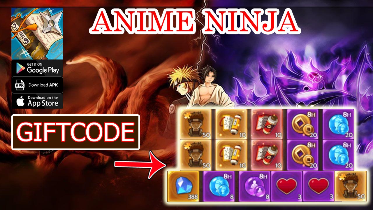 Anime Ninja & 5 Giftcodes Gameplay iOS Android APK | Anime Ninja All Redeem Codes - How to Redeem Code 