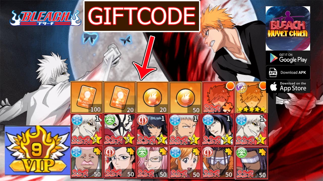 Bleach Huyết Chiến & 3 Giftcodes | Share Full Code Bleach Huyết Chiến - Cách nhập mã nhận quà giá trị | Bleach Huyết Chiến VN 