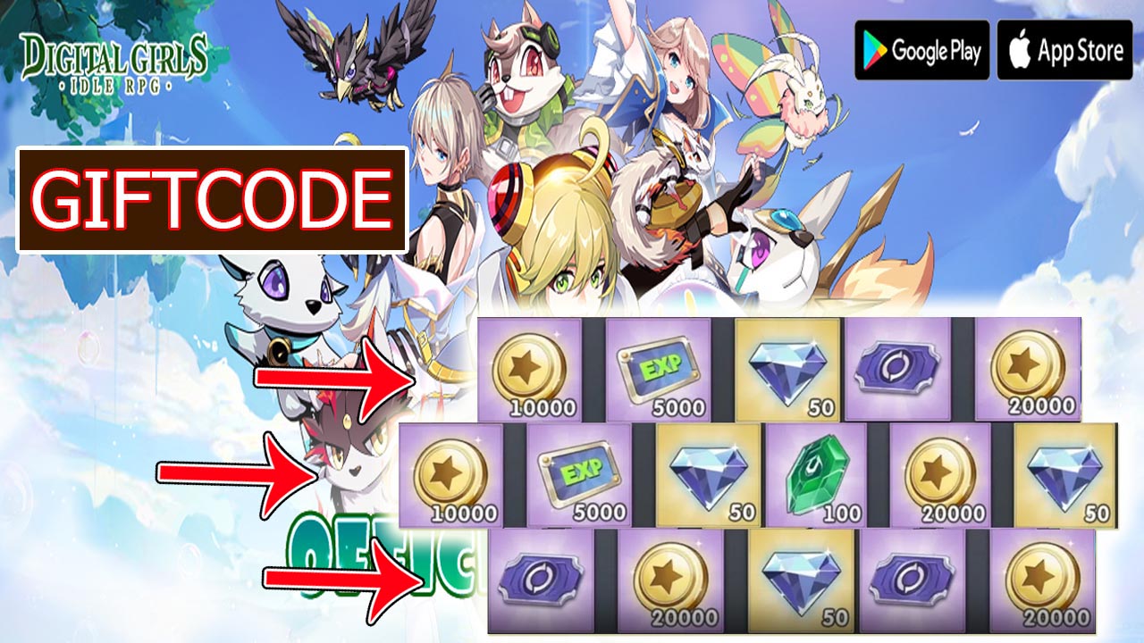Digital Girls Idle RPG & 10 Giftcodes | All Redeem Codes Digital Girls Global - How to Redeem Code | Digital Girls Idle RPG by Winway Entertainment Limited 