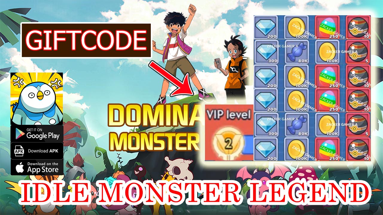 Idle Monster Legend & 13 Giftcodes Gameplay Android APK | All Redeem Codes Idle Monster Legend - How to Redeem code | Idle Monster Legend by H Fun Entertainment Co LTD 