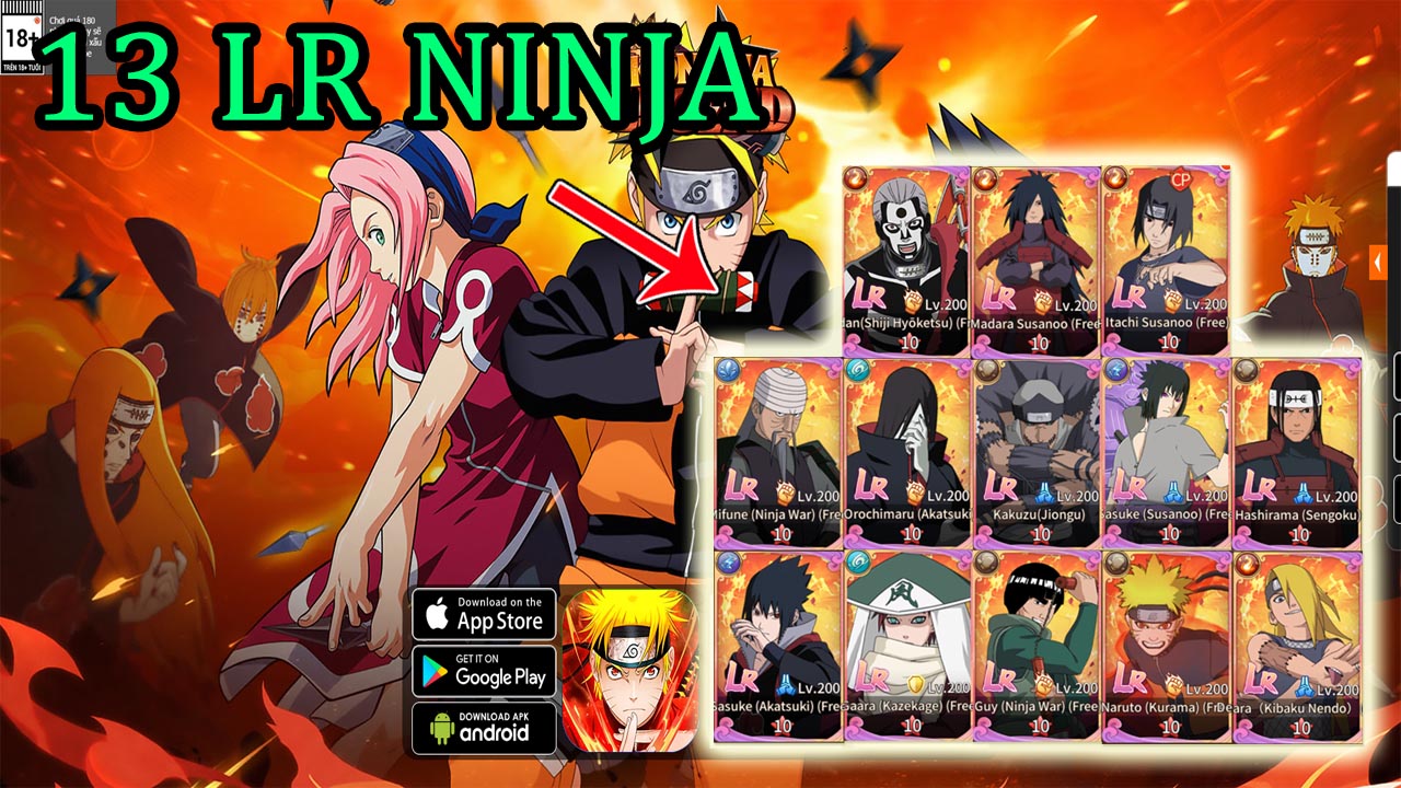 Konoha Legend Ninja AFK Gameplay Review All 13 LR Ninja | Konoha Legend Ninja AFK How to get LR Ninja 