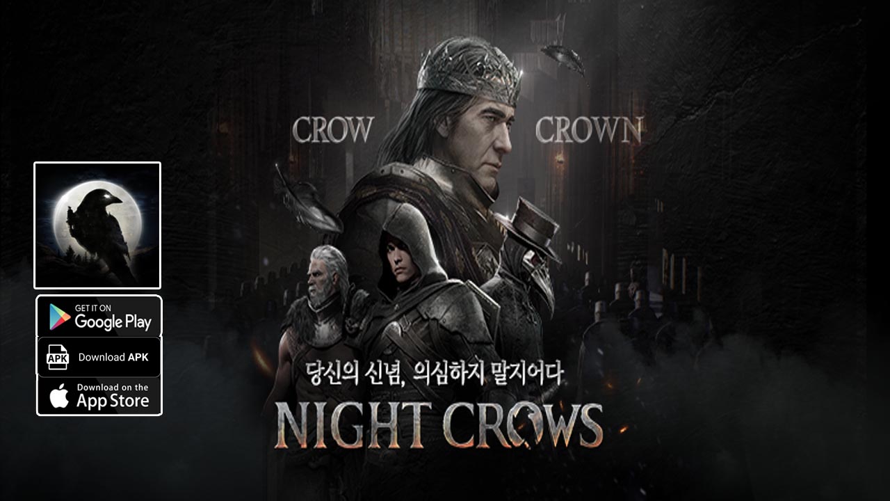 Night Crows 나이트 크로우 Gameplay Android iOS APK Download | Night Crows KR Mobile 3D MMORPG Game | Night Crows Korea 나이트 크로우 by Wemade
