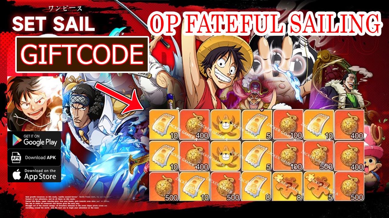 OP Fateful Sailing & 20 Giftcodes | All Redeem Codes OP Fateful Sailing - How to Redeem Code | OP Fateful Sailing by GREENHAM CONTROL TOWER LIMITED 