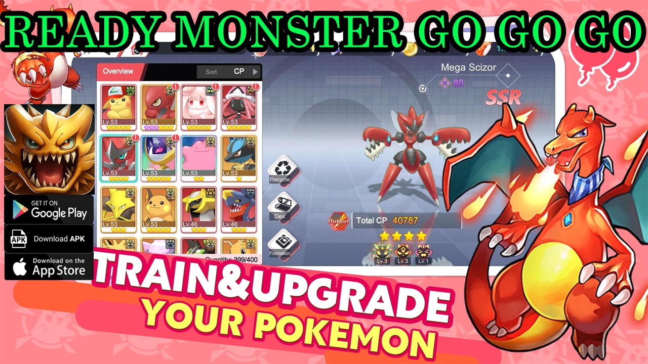 Ready Monster Go Go Go Gameplay Android iOS APK | Ready Monster Go Go Go Mobile Pokemon RPG Game | Ready Monster Go Go Go by Yu SiCheng 