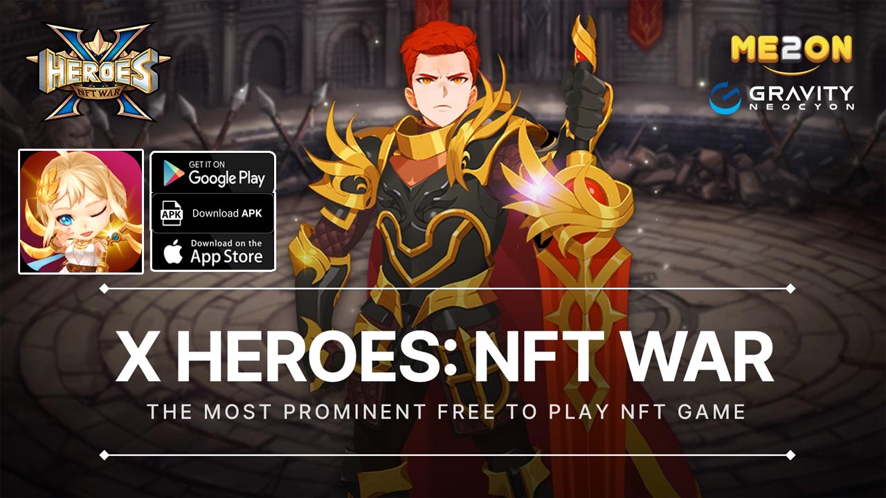 X Heroes NFT War Gameplay Android iOS APK | X Heroes NFT War Mobile RPG Game | X Heroes NFT War by ME2ON Co Ltd
