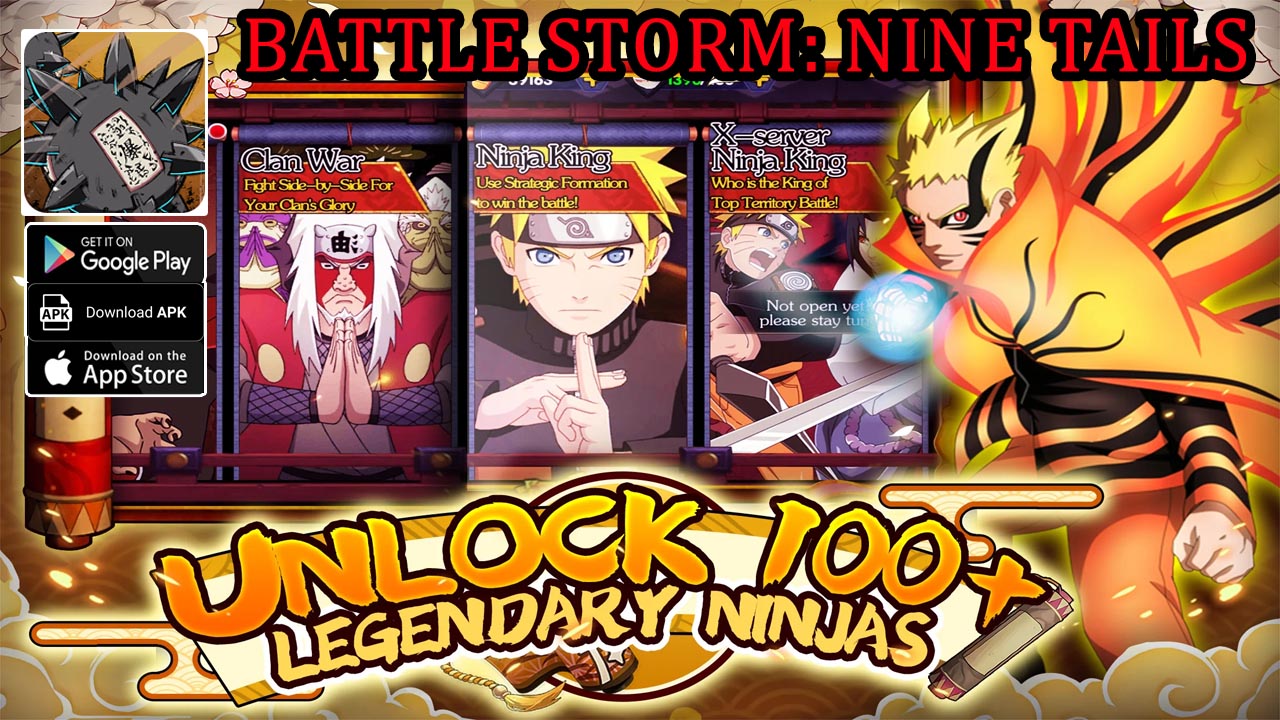 Battle Storm Nine Tails Gameplay Android iOS APK | Battle Storm Nine Tails Mobile Naruto RPG Game | Battle Storm Nine Tails by Jasmine Joy Johnson 