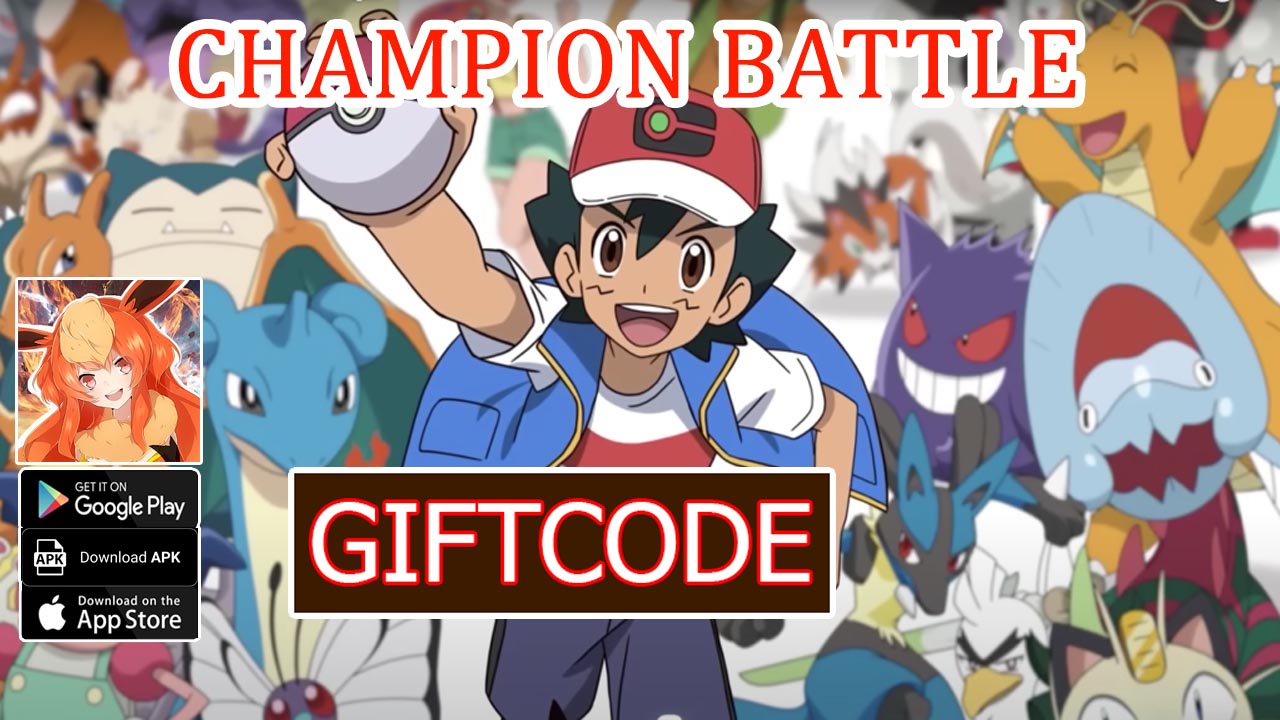 Champion Battle & Free Giftcodes | All Redeem Codes Champion Battle Mobile Pokemon - How to Redeem Code | Champion Battle by SerenaAdv 