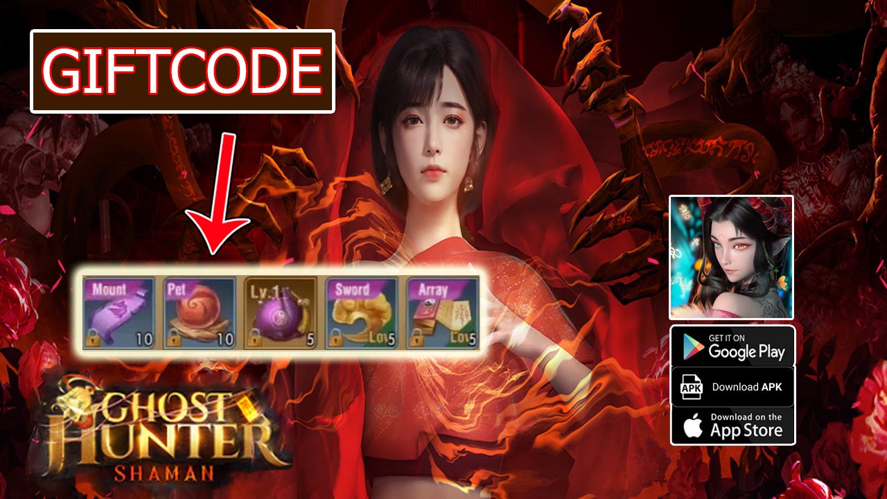 Ghost Hunter Shaman Gameplay Giftcodes Android iOS Download | All Redeem Codes Ghost Hunter Shaman Mobile MMORPG Game 