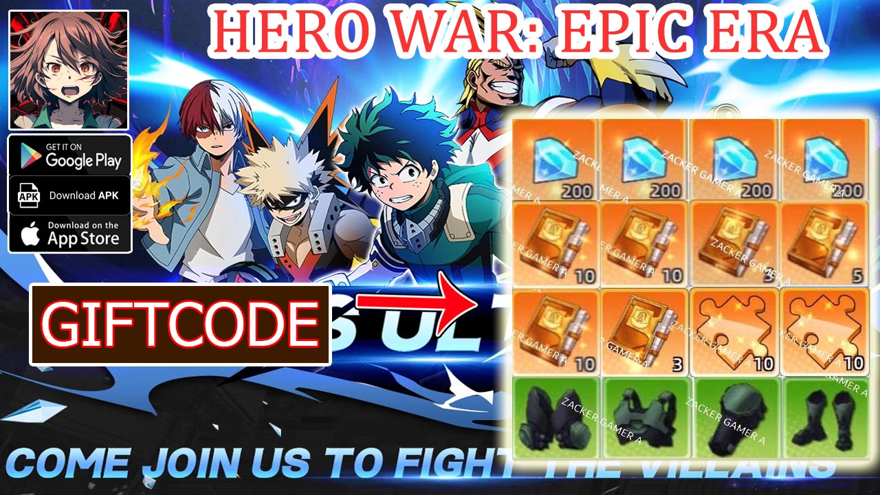 Hero War Epic Era & 9 Giftcodes | All Redeem Codes Hero War Epic Era - How to Redeem Code 