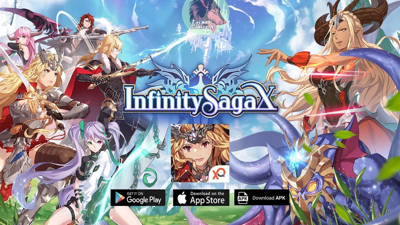 Infinity Saga X Gameplay Android iOS APK | Infinity Saga X Mobile RPG Game | Infinity Saga X by XQ GAMES CO LTD 