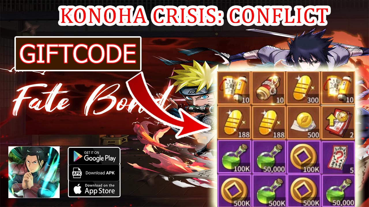 Konoha Crisis Conflict & 7 Giftcodes Naruto iOS | All Redeem Codes Konoha Crisis Conflict - How to Redeem Code | Konoha Crisis Conflict by NOVOUK LTD 