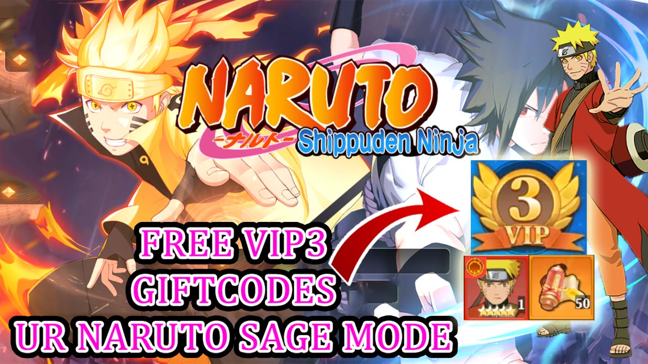 Naruto Liên Minh Làng Lá Gameplay Giftcodes Free VIP3 - Free UR Naruto Sage Mode | Liên Minh Làng Lá Mobile Naruto RPG Game Android APK 