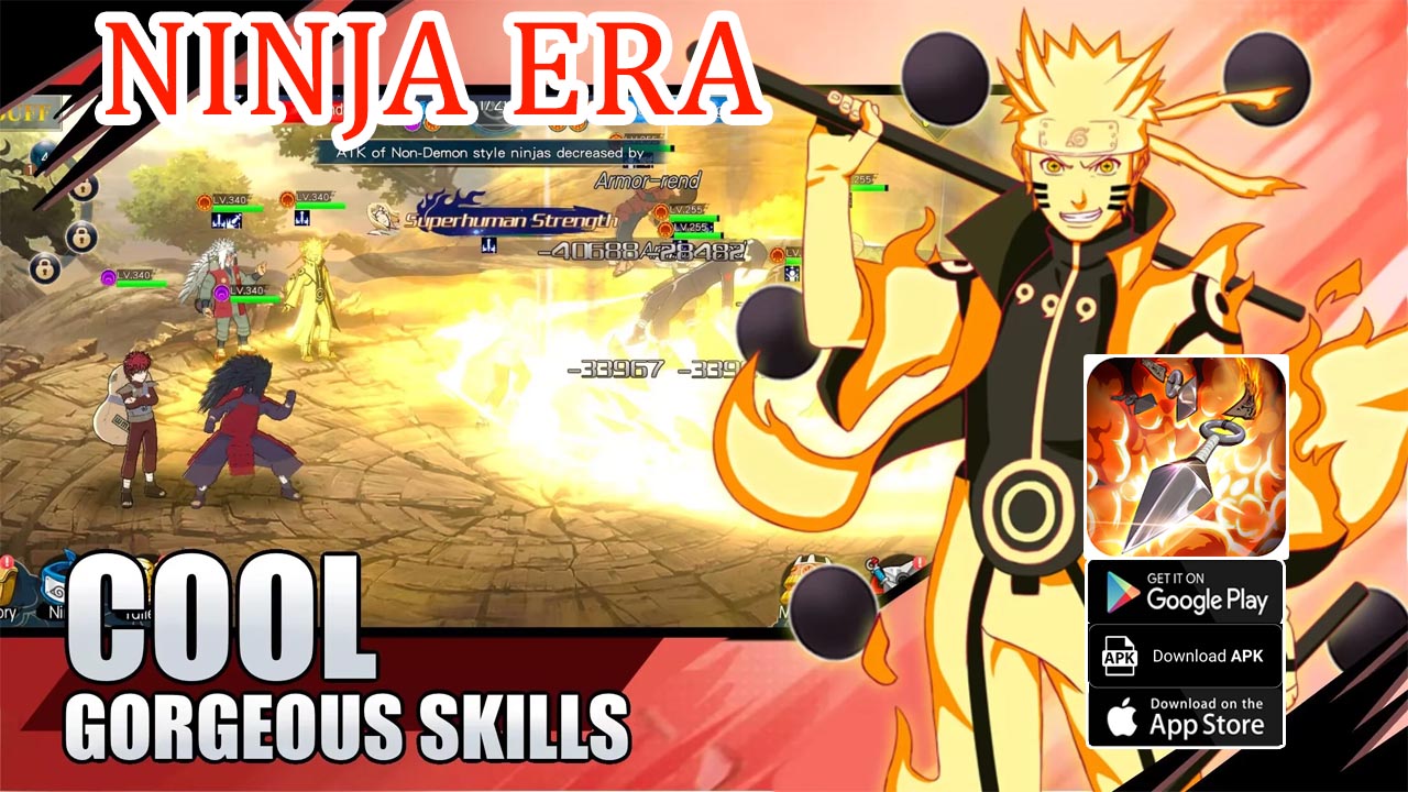 Ninja Era Gameplay Android APK Download | Ninja Era Mobile Naruto RPG Game | Ninja Era by Battle of Dawn 