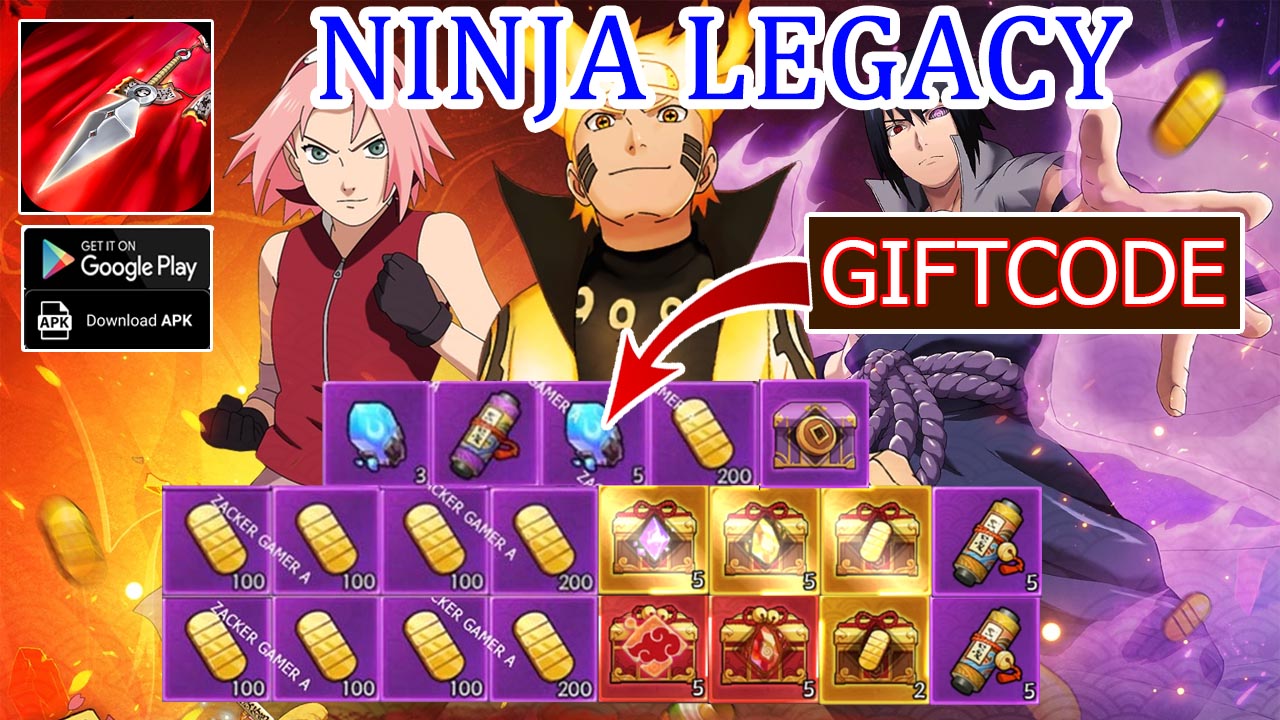 Ninja Legacy & 6 Giftcodes | All Redeem Codes Ninja Legacy - How to Redeem Code | Ninja Legacy by LE THI VINH 