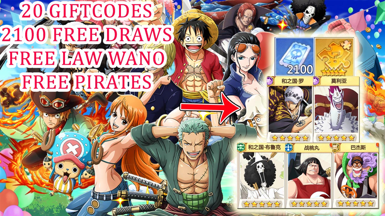 OP Dream Sailor CN Gameplay & 20 Giftcodes | OP Dream Sailor Mobile One Piece RPG