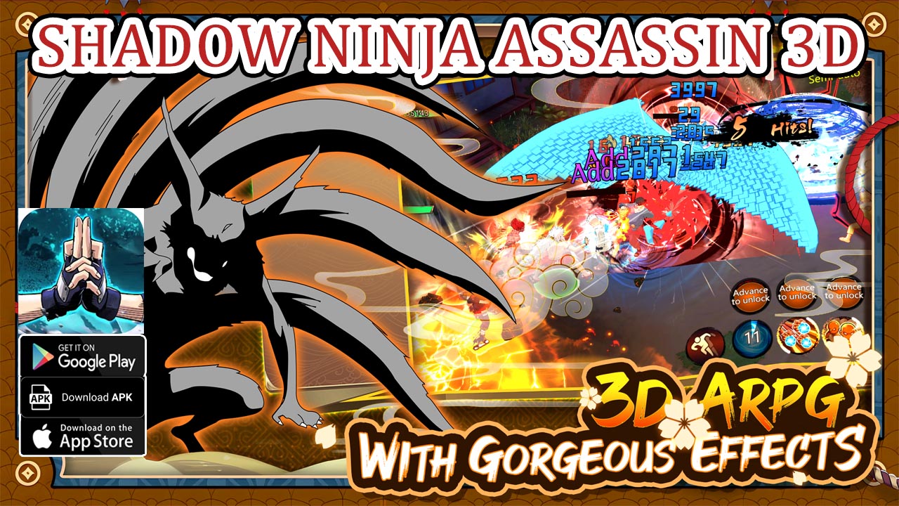 Shadow Ninja Assassin 3D Gameplay Android APK Download | Shadow Ninja Assassin 3D Mobile Naruto ARPG Game | Shadow Ninja Assassin 3D by Sun LinKen 