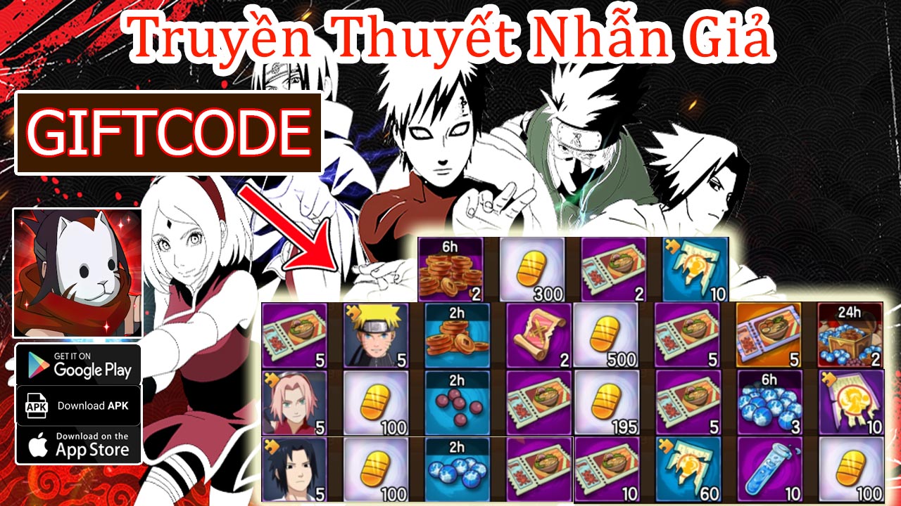 Truyền Thuyết Nhẫn Giả Gameplay & 7 Giftcodes Android iOS APK | Share Full Code Truyền Thuyết Nhẫn Giả - Cách nhập code | Truyền Thuyết Nhẫn Giả by Game NRT 