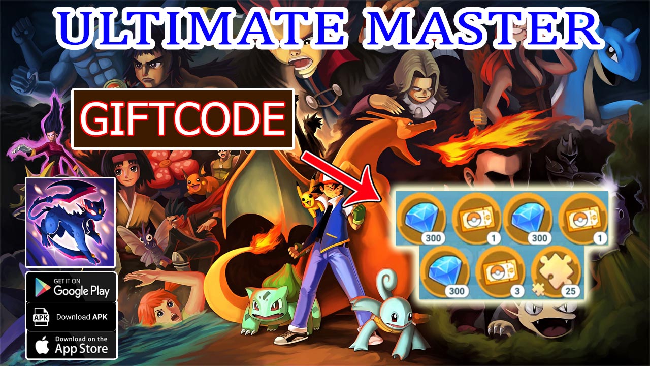 Ultimate Master & 3 Giftcodes How to Redeem Code | All Redeem Codes Ultimate Master Mobile Pokemon Idle RPG Game | Ultimate Master by Ninetry Game LTD 