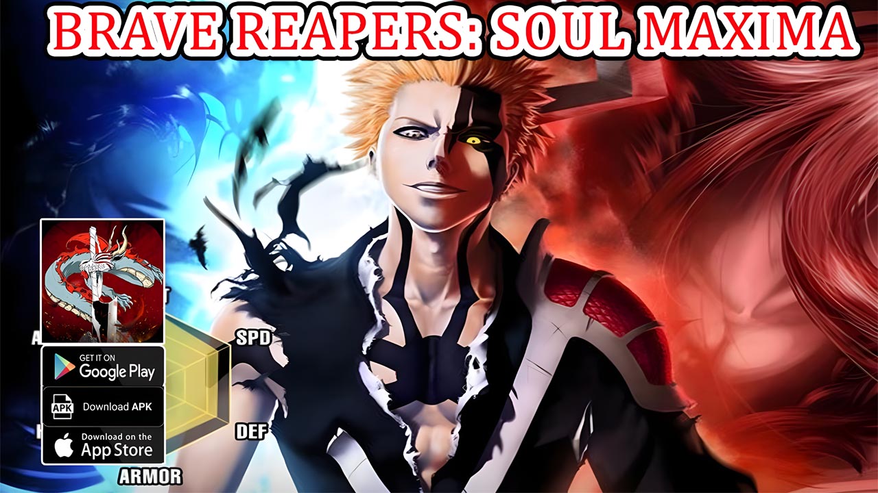 Brave Reapers Soul Maxima Gameplay Android APK | Brave Reapers Soul Maxima Mobile Bleach RPG Game | Brave Reapers Soul Maxima by Allen Carrick
