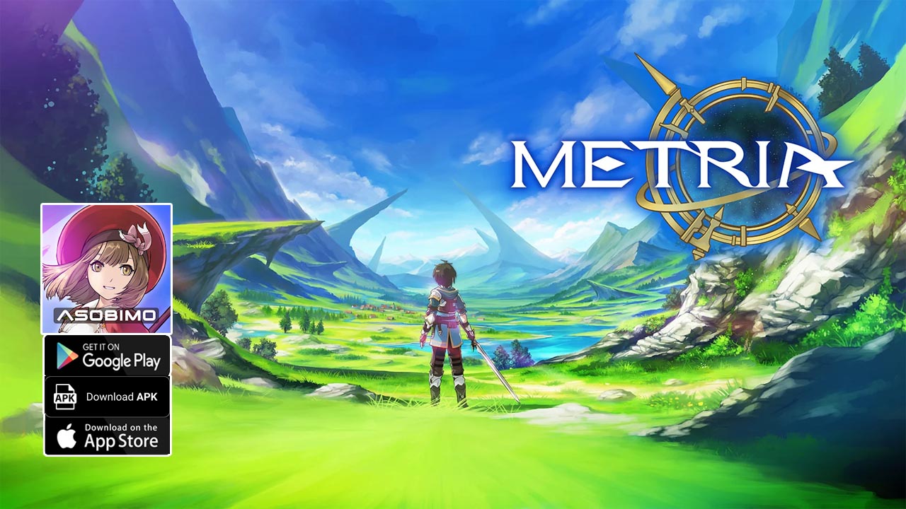 METRIA Gameplay Android iOS APK | METRIA Mobile Action RPG Game | METRIA by Asobimo Inc 