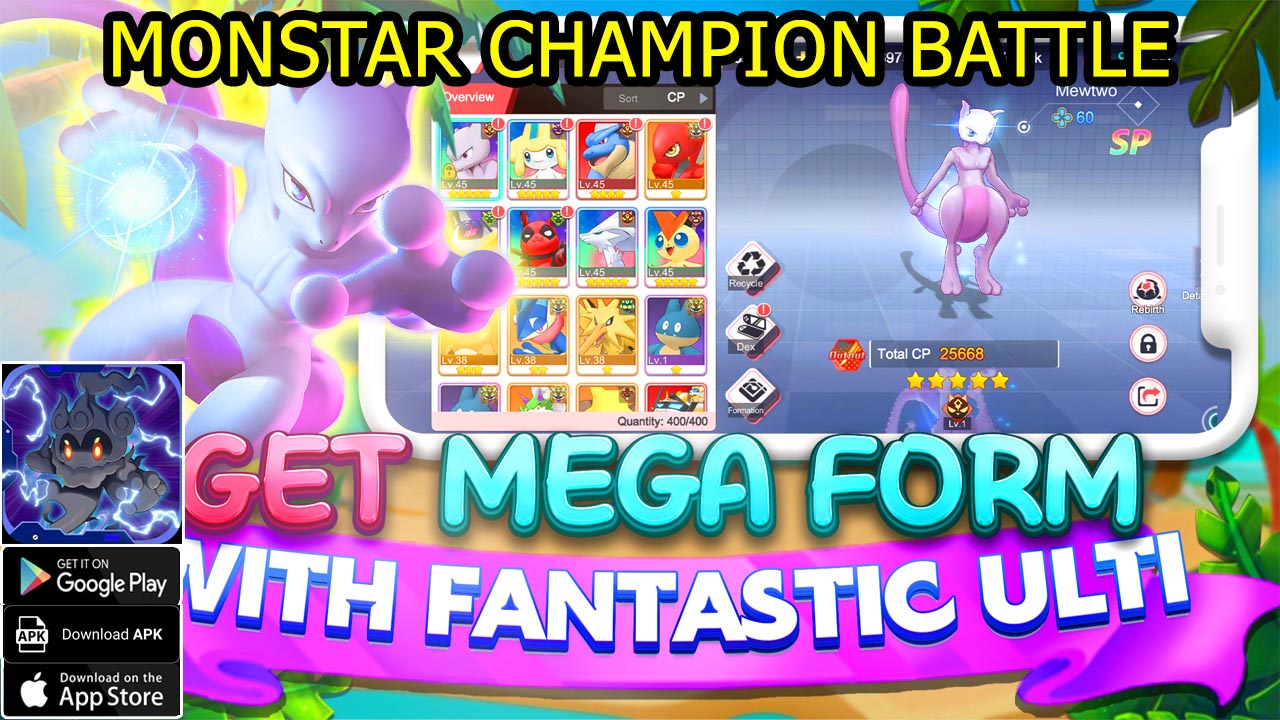 Monstar Champion Battle Gameplay Android iOS APK | Monstar Champion Battle Mobile Pokemon RPG Game | Monstar Champion Battle 