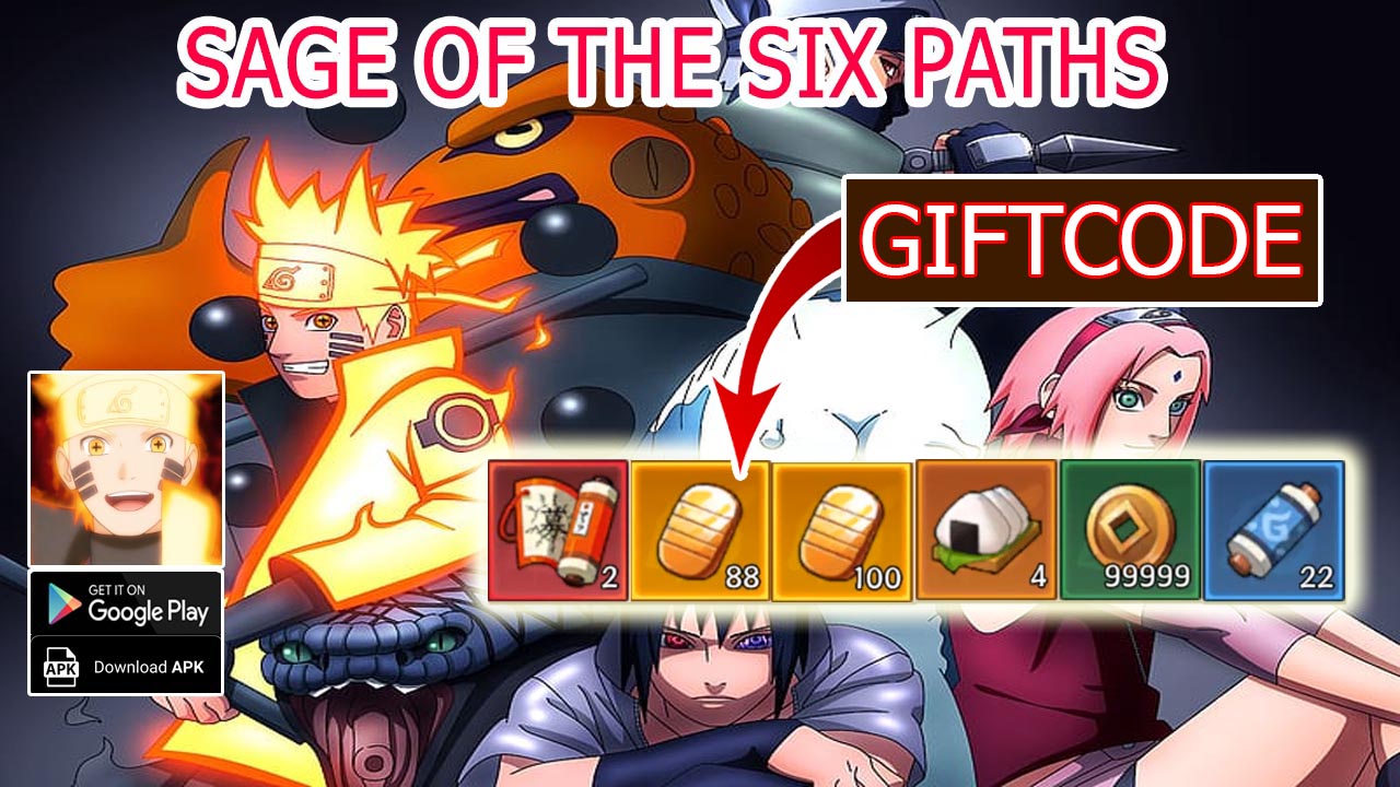 Sage Of The Six Paths 六道仙术 & 3 Giftcodes | All Redeem Codes Sage Of The Six Paths - How to Redeem Code | Sage Of The Six Paths 六道仙术 兑换码 
