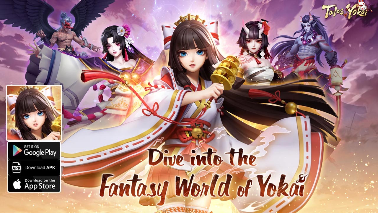Tales of Yokai Gameplay & Giftcodes Android iOS APK | All Redeem Codes Tales of Yokai Mobile New RPG Game | Tales of Yokai by Leniu Games 