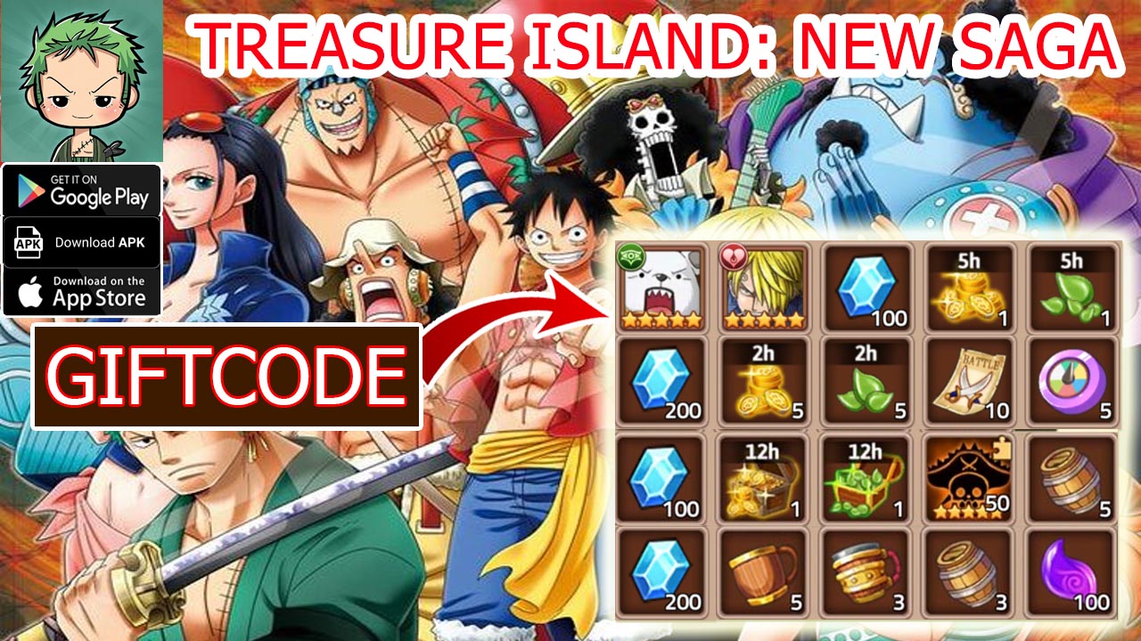 Treasure Island New Saga & 4 Giftcodes | All Redeem Codes Treasure Island New Saga - How to Redeem Code | Treasure Island New Saga 