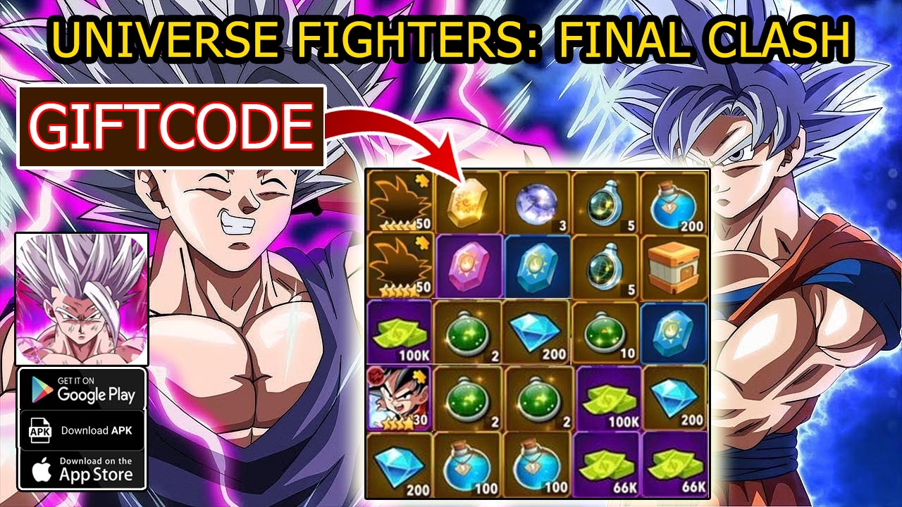 Universe Fighters Final Clash & 11 Giftcodes | All Redeem Codes Universe Fighters Final Clash - How to Redeem Code | Universe Fighters Final Clash by BAICE LTD 