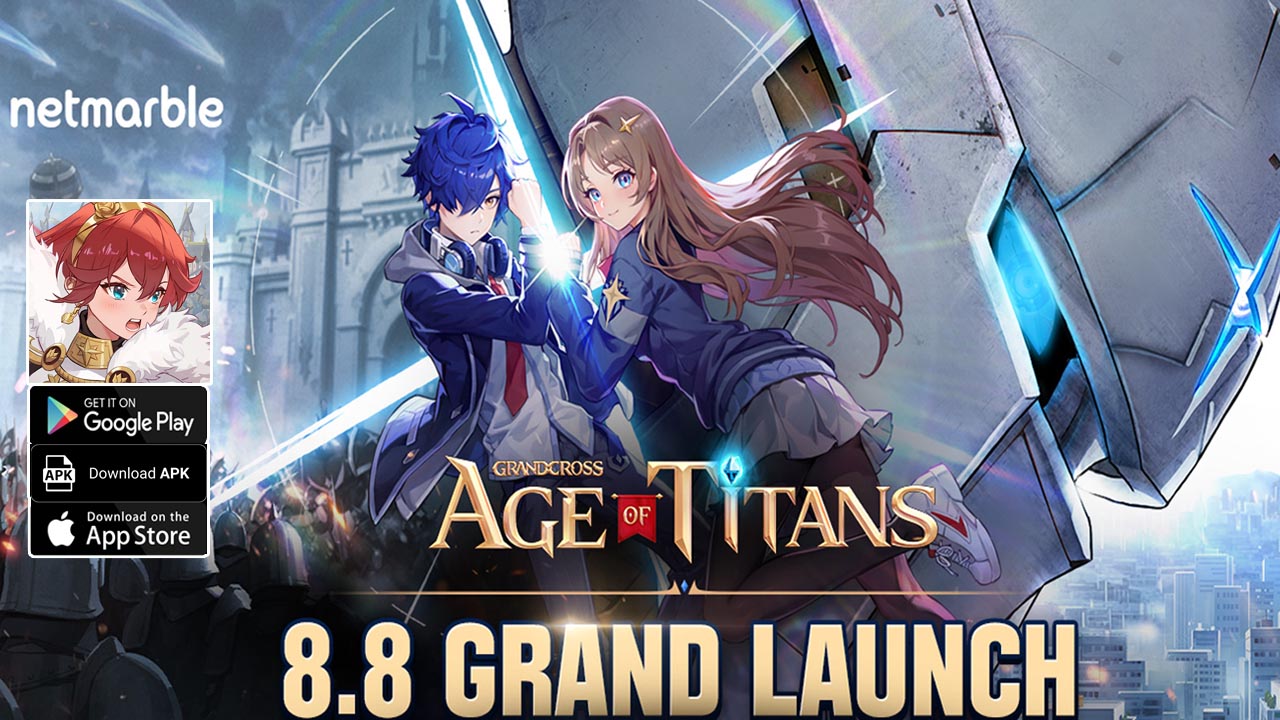 Grand Cross Age of Titans Global Gameplay Android iOS APK | Grand Cross Age of Titans Strategy RPG Game | Grand Cross Age of Titans by Netmarble 