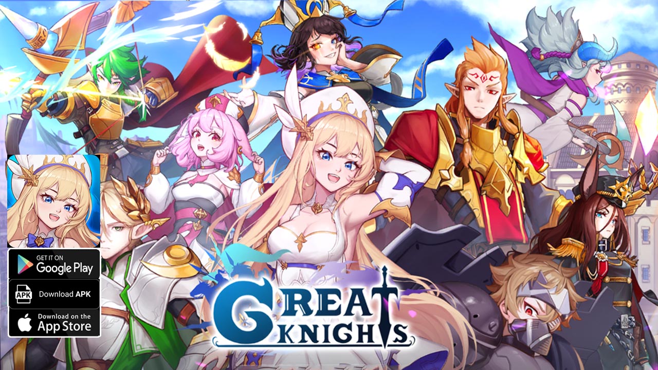 Great Knights 그레이트 기사단 Gameplay Android iOS APK | Great Knights Mobile RPG Game | Great Knights 그레이트 기사단 by PEOPLUG INC 