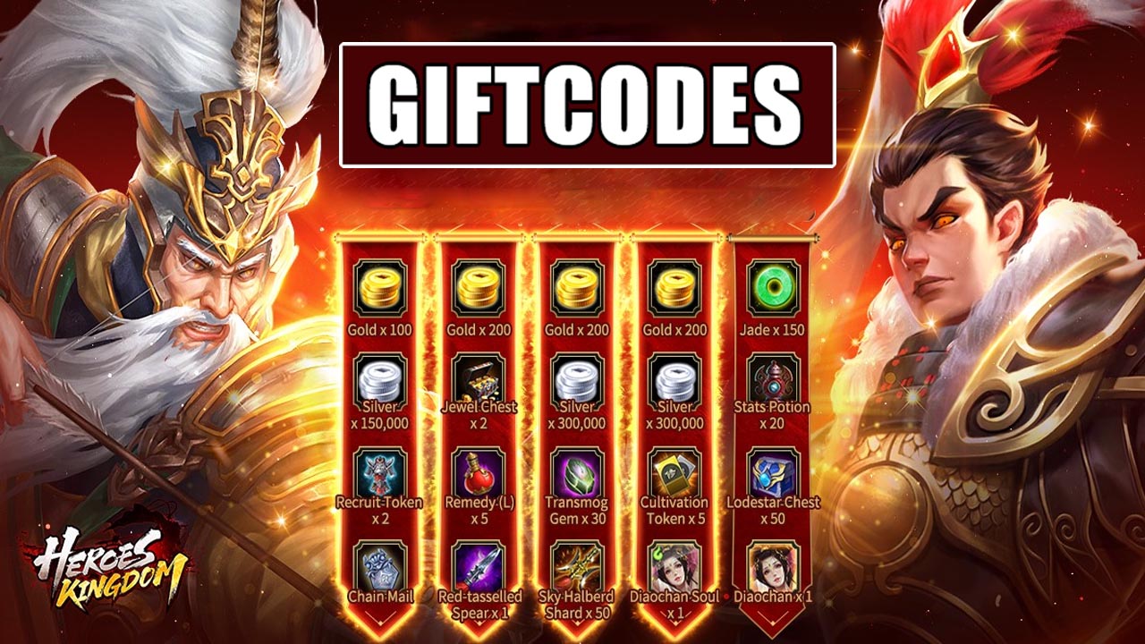 Heroes Kingdom & 5 Giftcodes | All Redeem Codes Heroes Kingdom Samkok M - How to Redeem Code | Heroes Kingdom Samkok M by Tapplus 