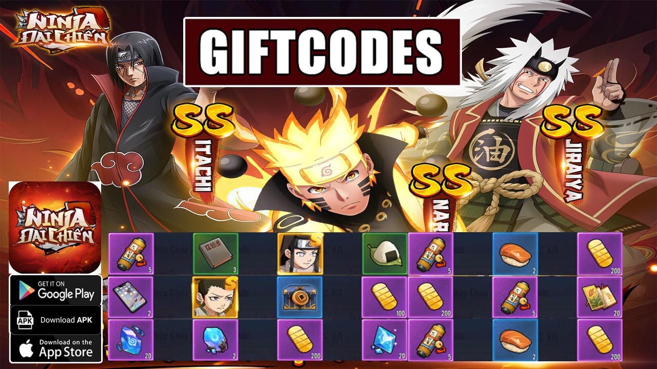 Ninja Đại Chiến & 8 Giftcode | Share Full Code Ninja Đại Chiến Storm Mission Rescue - Cách nhập code nhận quà khủng | Ninja Đại Chiến by ACEGAME 