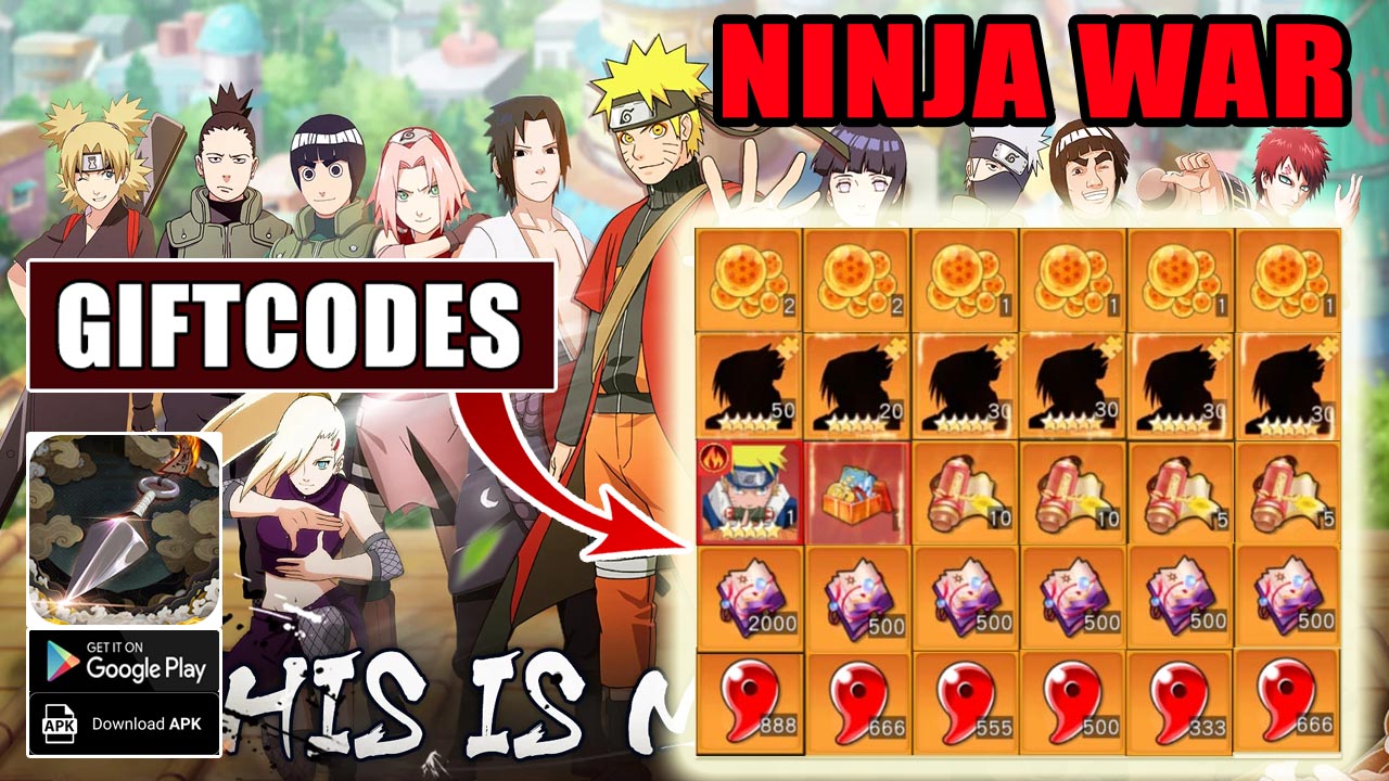 Ninja War & 18 Giftcodes | All Redeem Codes Ninja War - How to Redeem Code | Ninja War by Wisdom Astronaut Program 