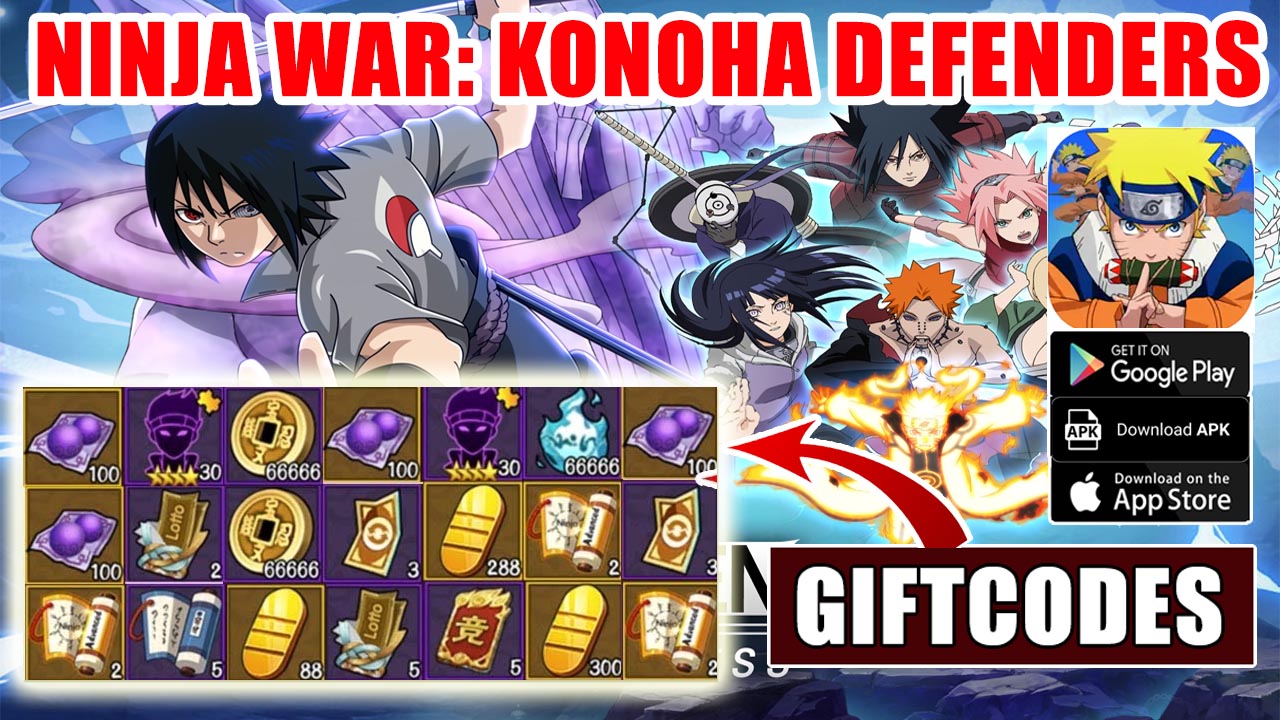 Ninja War Konoha Defenders & 9 Giftcodes How to Redeem Code